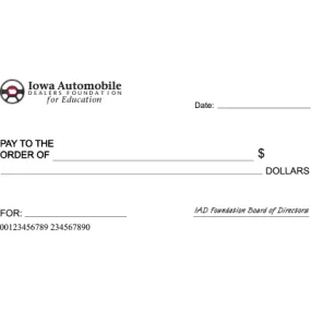 Oversized Check