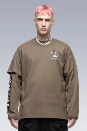 S29-PR-B 100% Organic Cotton Long Sleeve T-shirt - RAF Green